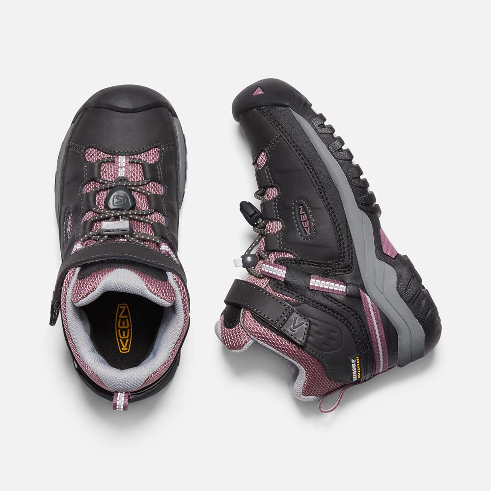 Keen Outdoor Bot Çocuk Siyah/Pembe - Targhee Waterproof - Türkiye IBQK34028